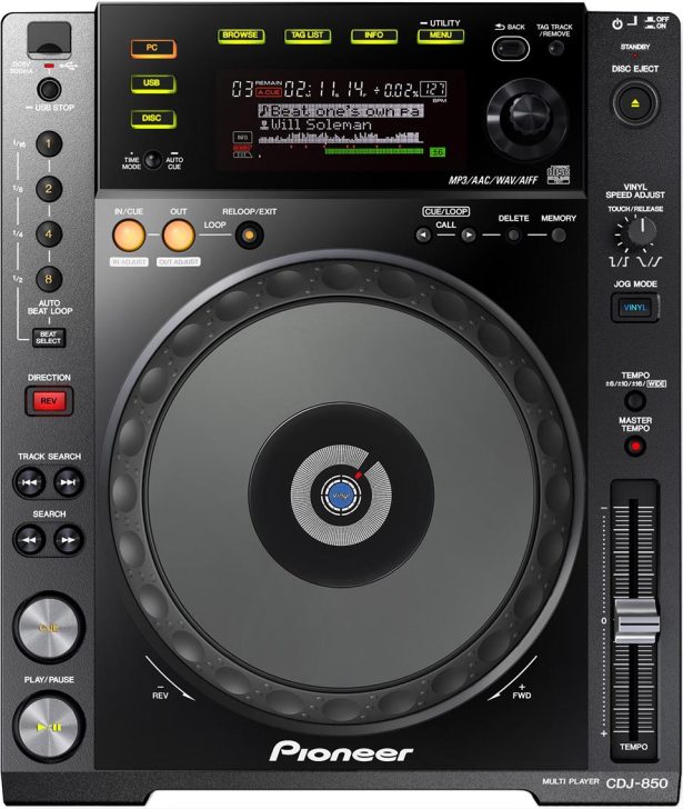 Lettore CD Pioneer CDJ 850: qualità al giusto prezzo