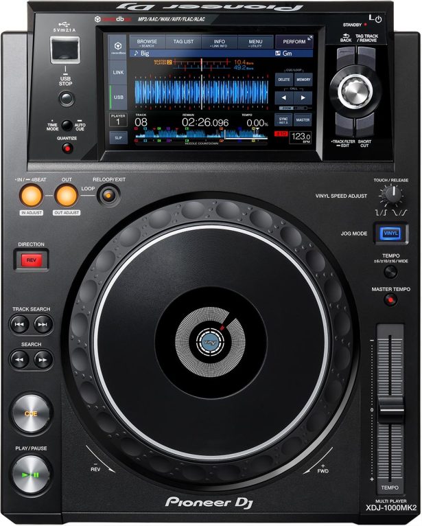 Pioneer XDJ 1000MK2: miglior CDJ senza il lettore CD